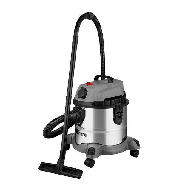 Пилосос промисловий INTERTOOL 1,4 кВт 20 л HEPA фільтр (DT-1025)