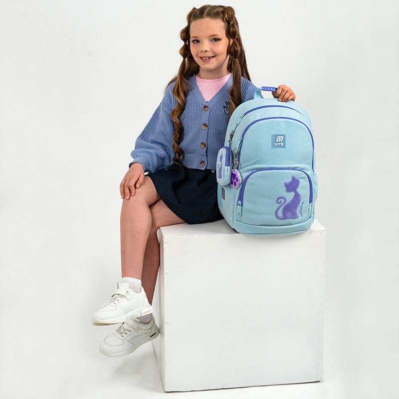 Рюкзак шкільний KITE Education K25-585M-1 Catsline з ортопедичною спинкою (000995248) - фото 2 Рюкзак шкільний KITE Education K25-585M-1 Catsline з ортопедичною спинкою (000995248) - фото 2