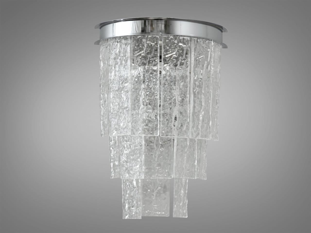 Бра классическое EcoLed из хрусталя 816/2CH Серебрянный