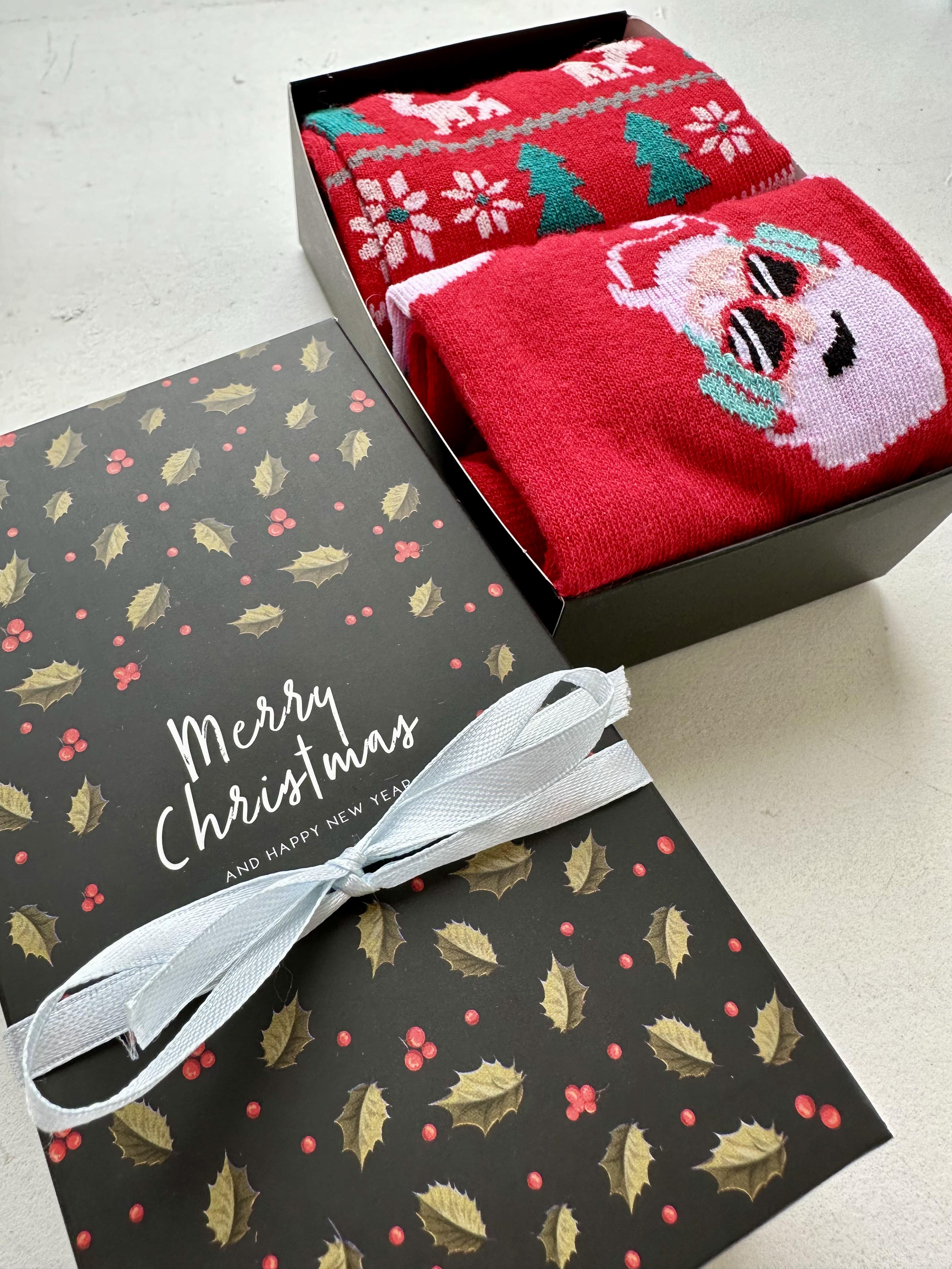 Набір подарунковий з новорічними шкарпетками (13532688) - фото 2 Набір подарунковий з новорічними шкарпетками (13532688) - фото 2