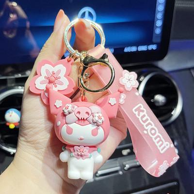 Брелок для ключів Kuromi Hello Kitty Sakura Рожевий (059) - фото 2 Брелок для ключів Kuromi Hello Kitty Sakura Рожевий (059) - фото 2