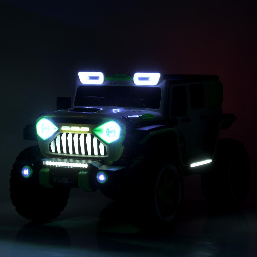 Дитячий електромобіль Bambi джип M 5845EBLR Білий - фото 13