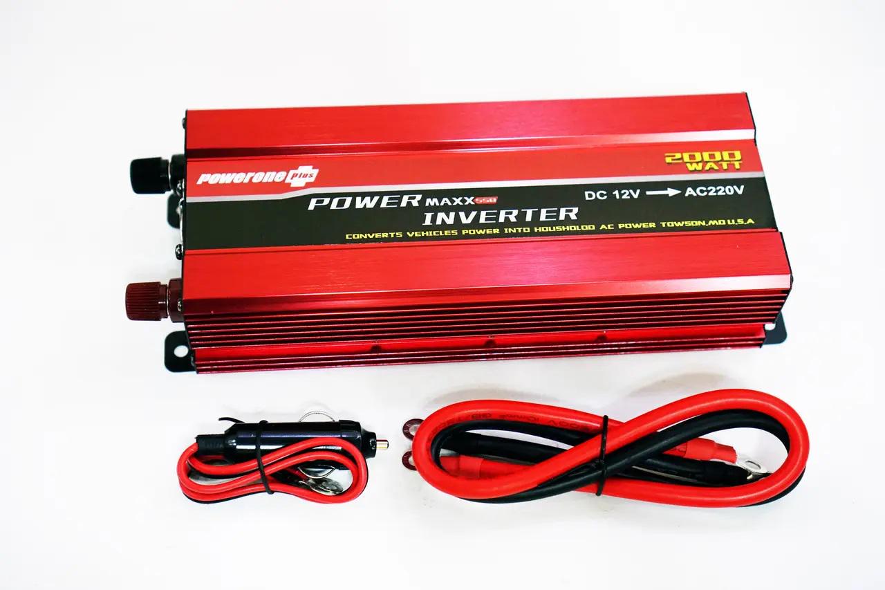 Преобразователь напряжения Powerone 2000W 12V с вольтметром (17567) - фото 4 Преобразователь напряжения Powerone 2000W 12V с вольтметром (17567) - фото 4