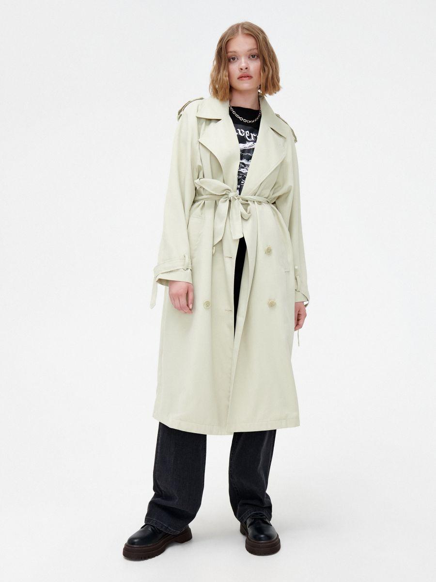 Тренчкот Cropp 4548N L Бежевый