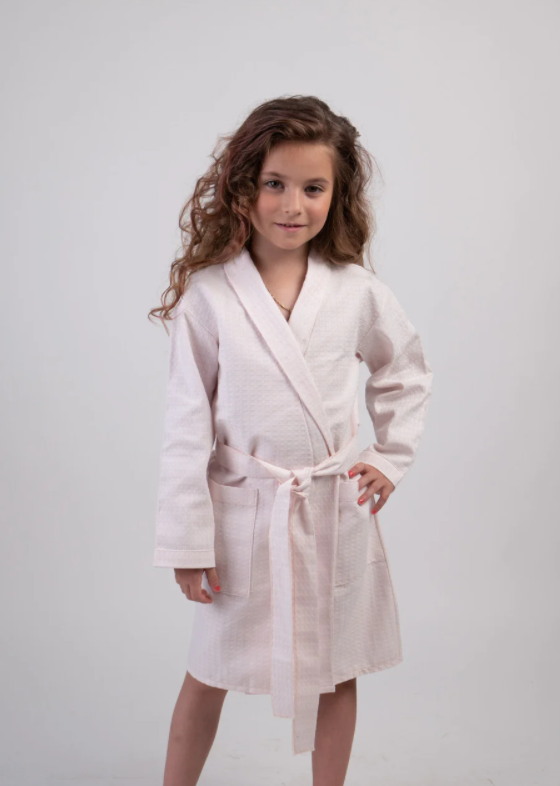 Детский вафельный халат Luxyart Kids Robe для девочек р. 34-36 100% хлопок Розовый (LS-188) Детский вафельный халат Luxyart Kids Robe для девочек р. 34-36 100% хлопок Розовый (LS-188)