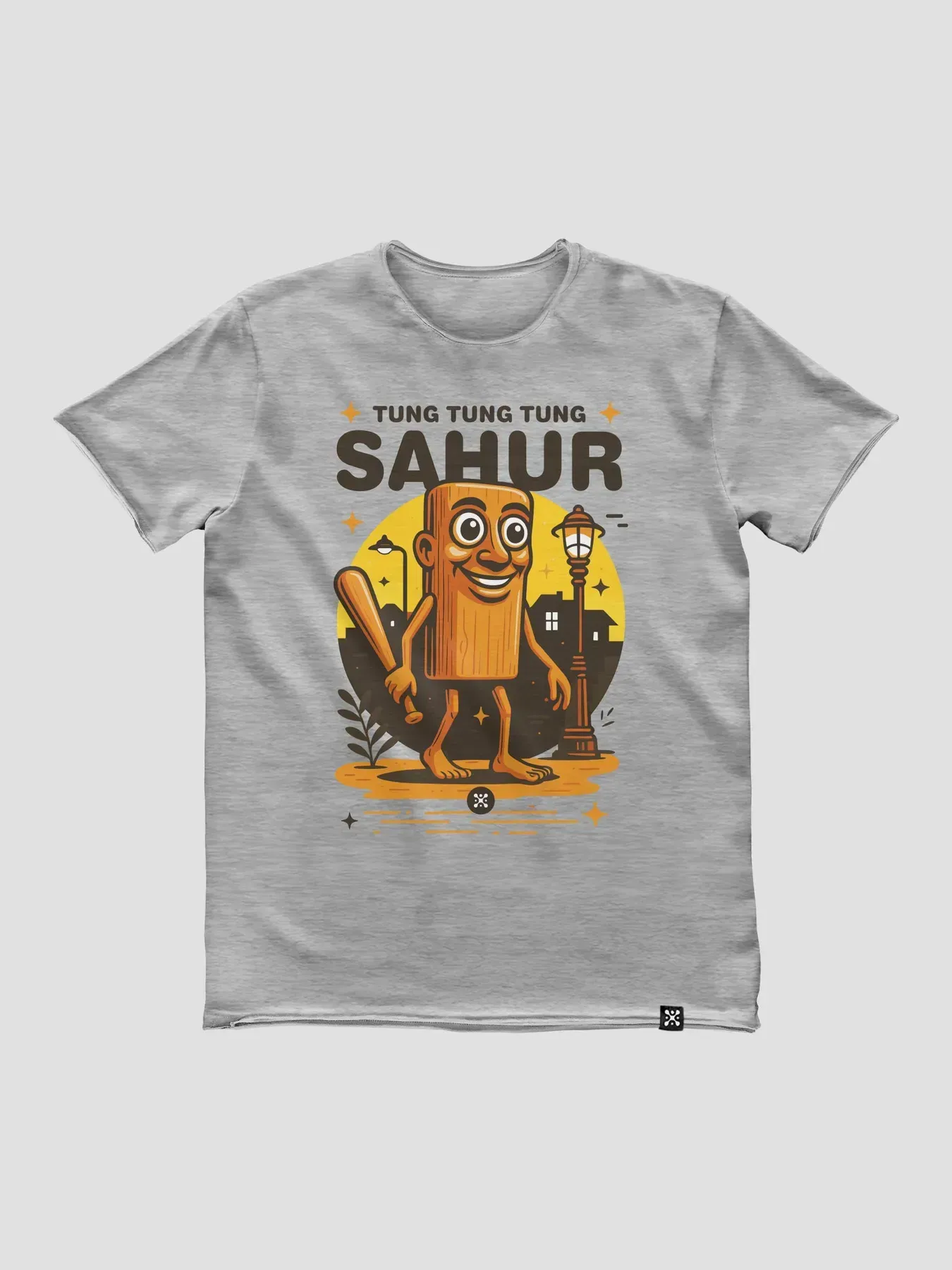 Футболка мужская Tung Tung Tung Sahur XS Серый (27040020)