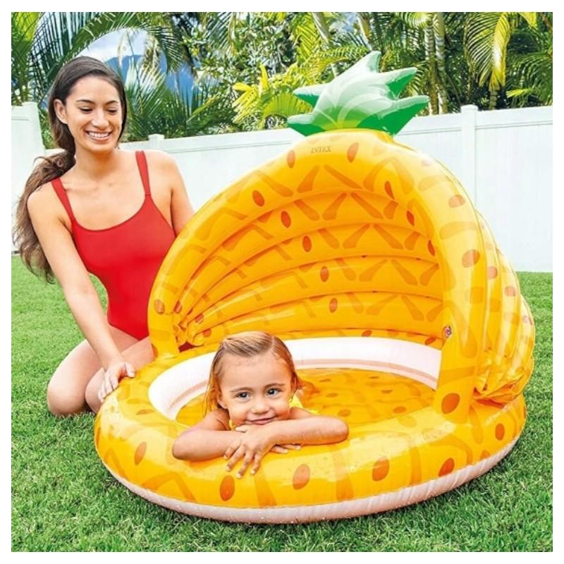 Басейн дитячий надувний Intex 58414 з навісом Ананас (QT8921) - фото 2