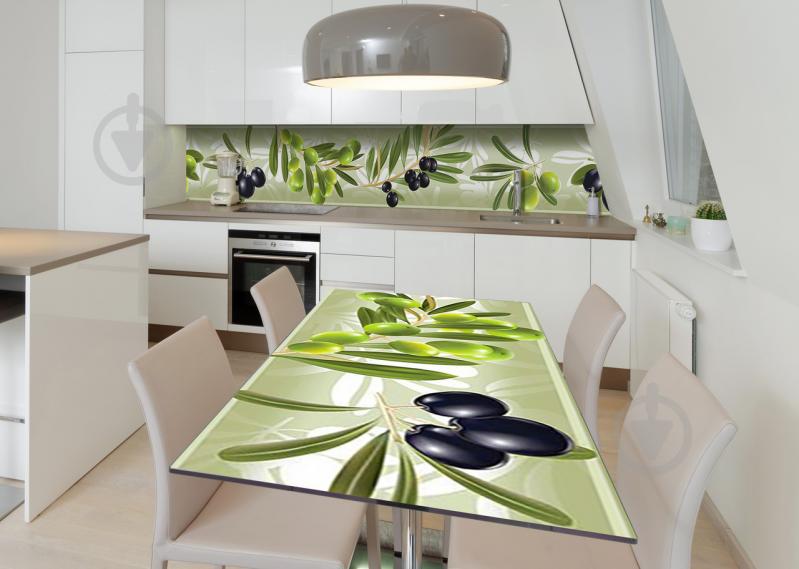 Наклейка 3Д виниловая на стол Zatarga «Сады Менара» 650х1200 мм для домов, квартир, столов, кофейн, кафе