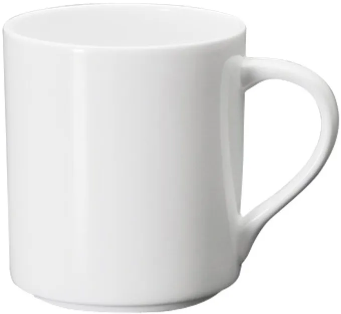 Набір горняток порцелянових Wilmax WL-993040/A 320 мл 2 шт. Білий (2505922100)