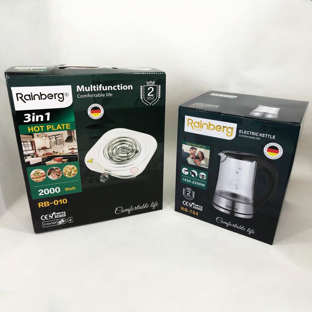 Електроплита Rainberg RB-010 чайник електричний Rainberg RB-704 (281339) - фото 4 Електроплита Rainberg RB-010 чайник електричний Rainberg RB-704 (281339) - фото 4
