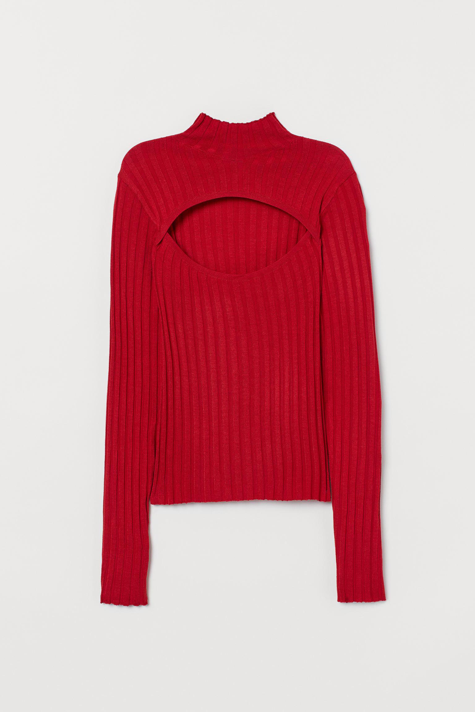 Джемпер H&M XL Красный (8067655640)