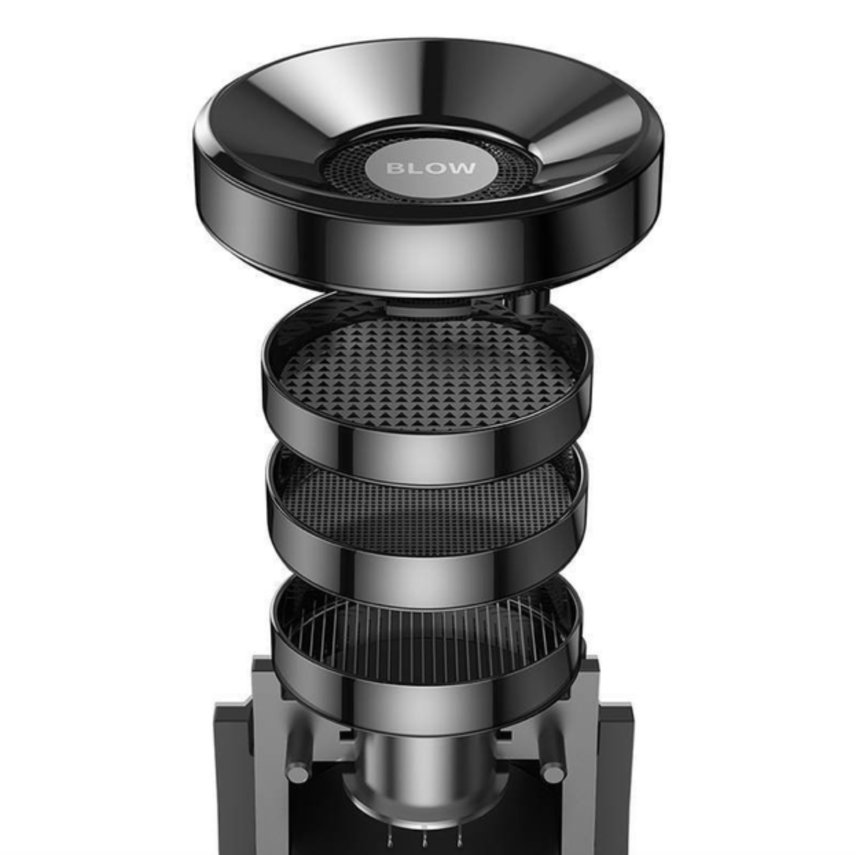 Алкогольный тестер автоматический Baseus Digital Alcohol Tester со светодиодным дисплеем (CRCX-01) - фото 2