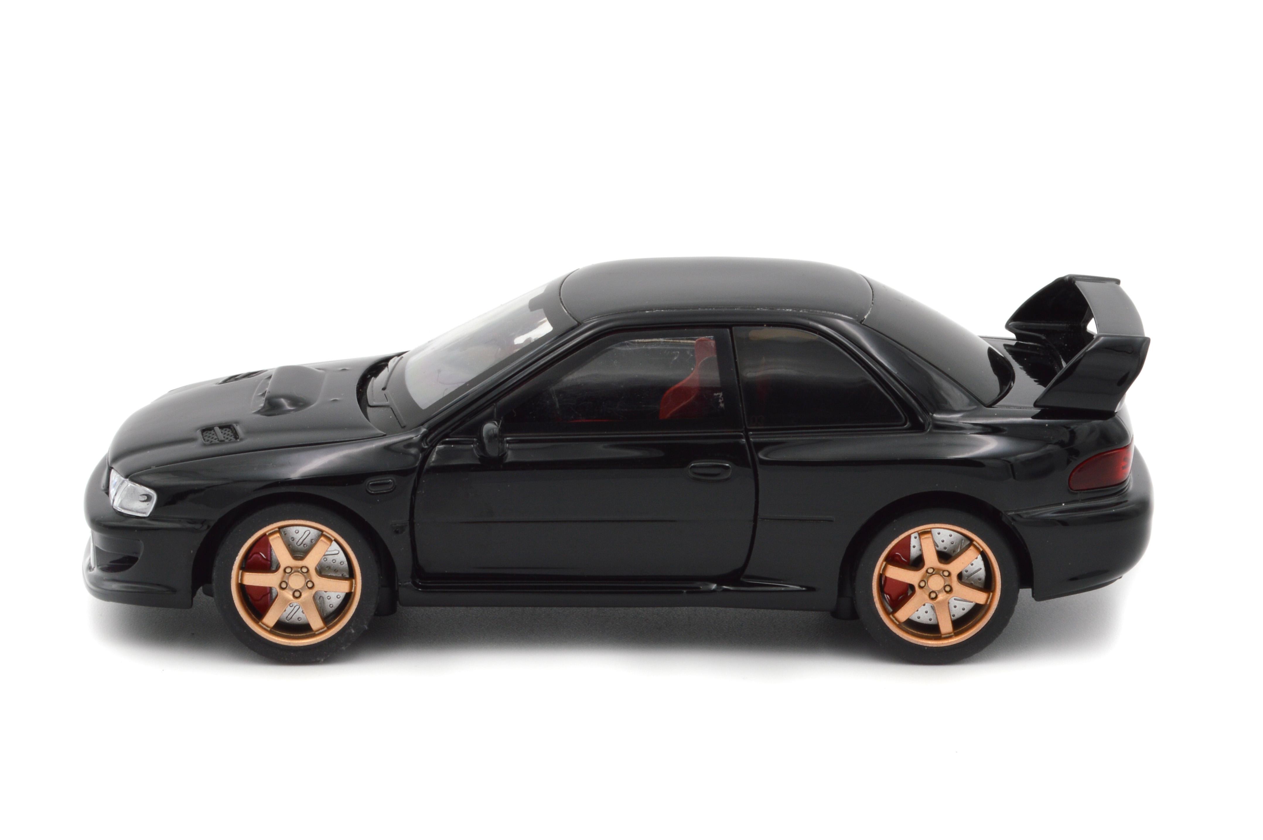 Іграшкова машинка металева Subaru Impreza WRX STI 1:32 світло/звук/інерція/відкриваються двері (30718B) - фото 2