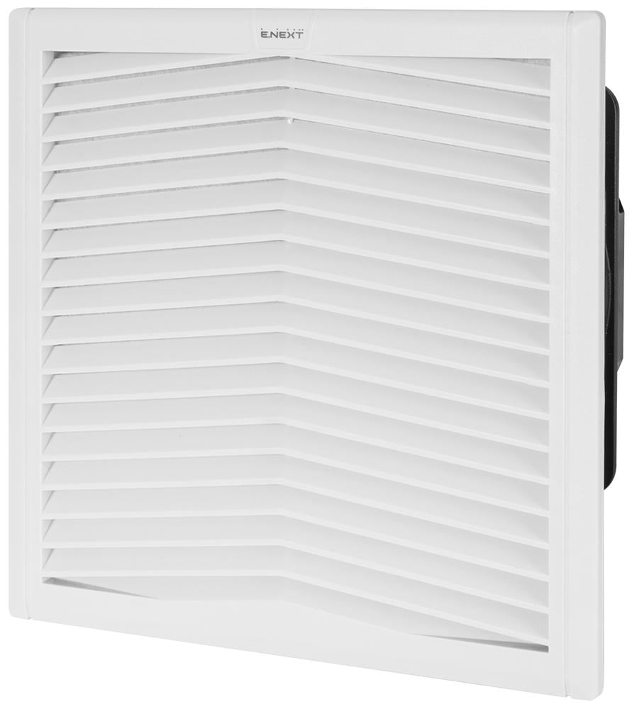 Вентилятор E.NEXT e.climat.fanfilter.pro.255 с решеткой и фильтром 586 м3/ч 230V 180х180 мм IP54 (s0103020)