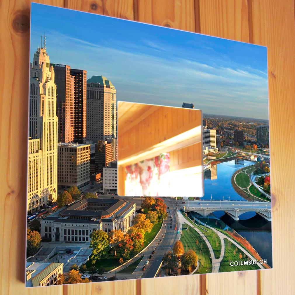 Зеркало декоративное Коламбус Огайо 260х260 мм (M04030)