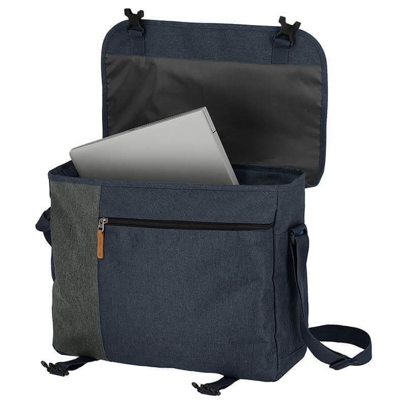 Сумка чоловіча Travelite Basics Messenger із відділенням для ноутбука 15" 14 л Navy (TL096346-20) - фото 3