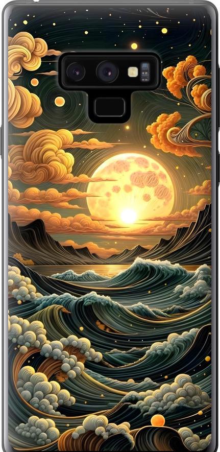 Чехол на Samsung Galaxy Note 9 N960F Арт волны (6332u-1512-42517)