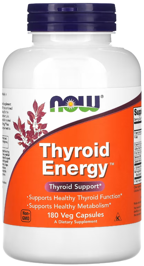 Комплекс для щитовидной железы Now Foods Thyroid Energy 180 капсул