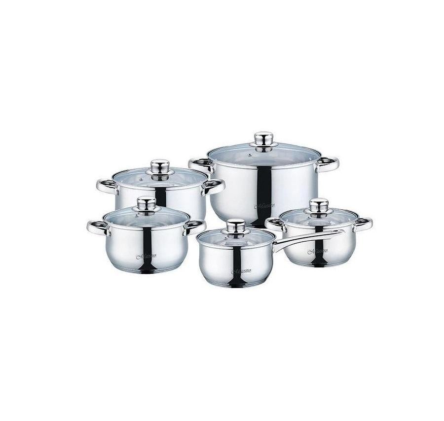 Набор посуды Maestro нержавеющая сталь 10 пр.