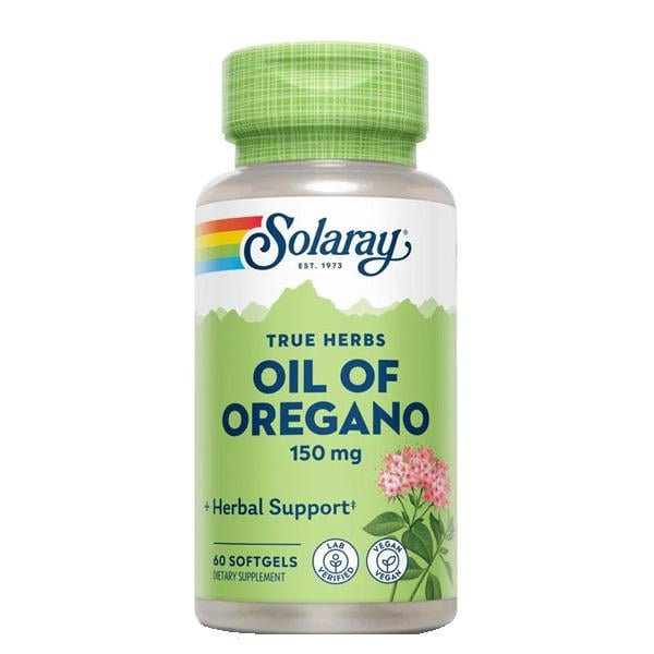 Масло Орегано Solaray Oil of Oregano 150 мг 60 Softgels