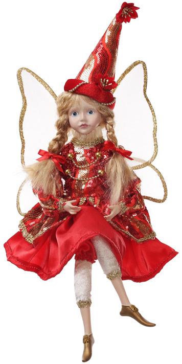 Фигурка рождественская Фея в красном 40 см