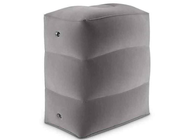 Подушка-пуфик под ноги надувная для путешествий 3 уровня Бархатный (374870)
