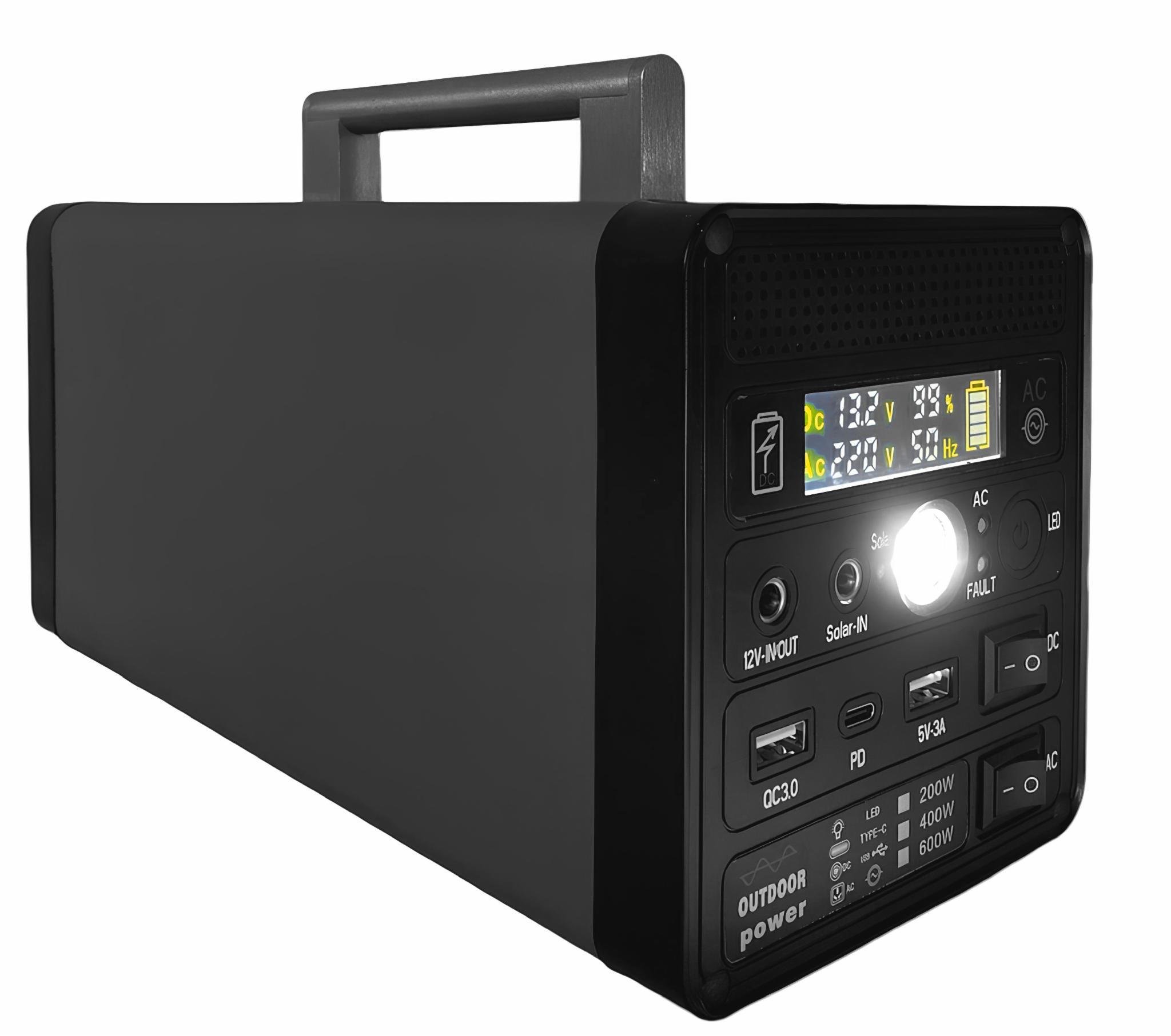 Зарядная станция POWER STATION V-WATT DELTA 600W 12,8V 150000 mAh (31915794)