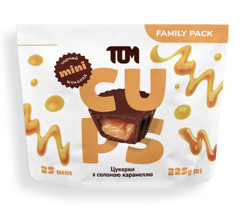 Конфеты ТОМ с соленой карамелью в молочном шоколаде 225 г 25 шт. Конфеты ТОМ с соленой карамелью в молочном шоколаде 225 г 25 шт.