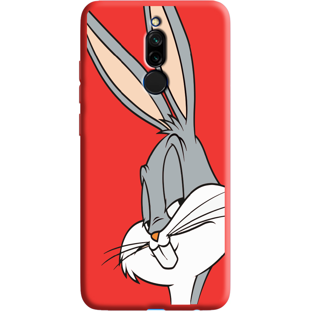 Чехол Boxface Xiaomi Redmi 8 Lucky Rabbit Красный силикон (38411-bk81-38680)