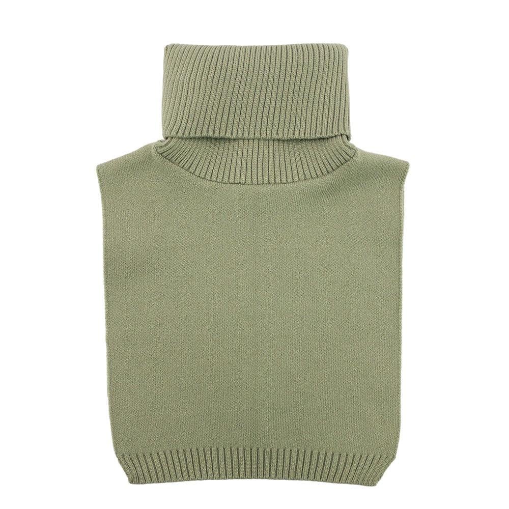 Манишка на шею Luxyart one size для детей и взрослых Светлый хаки (KQ-735)