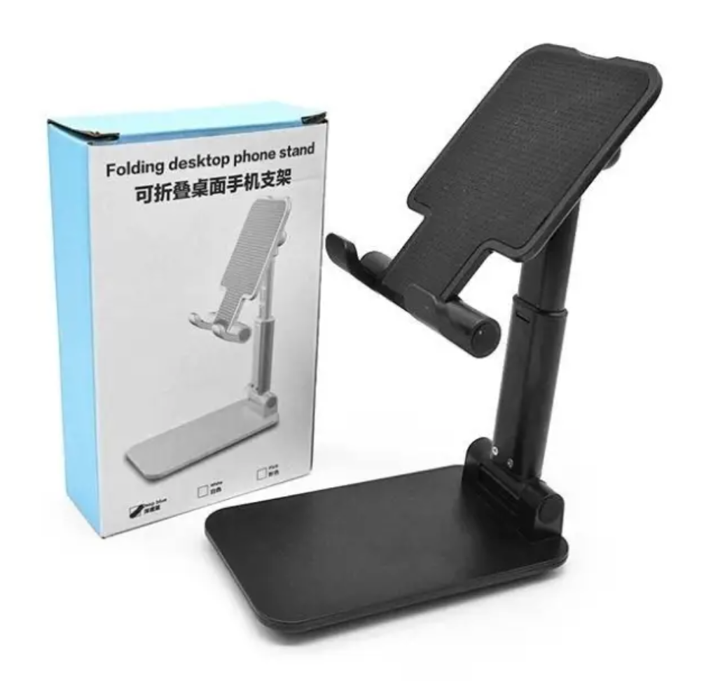 Подставка для телефона Folding desktop phone stand Черный
