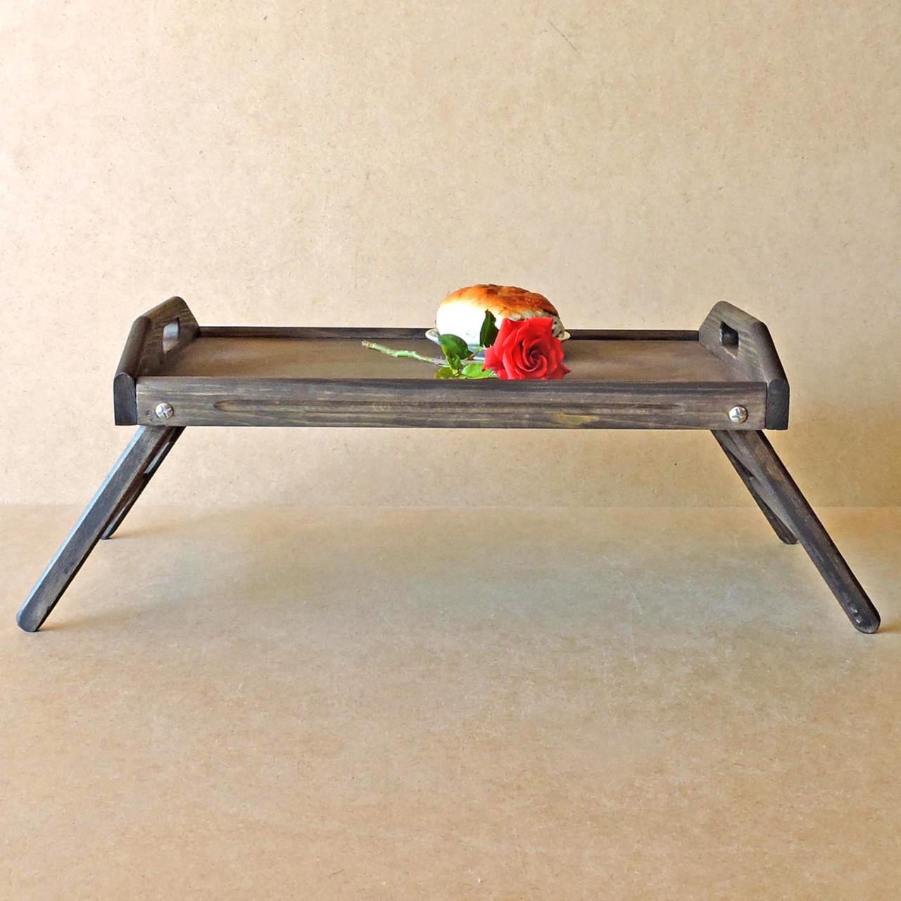 Столик-піднос для сніданку з дерева Флорида Мокко (СТП-000410) - фото 2