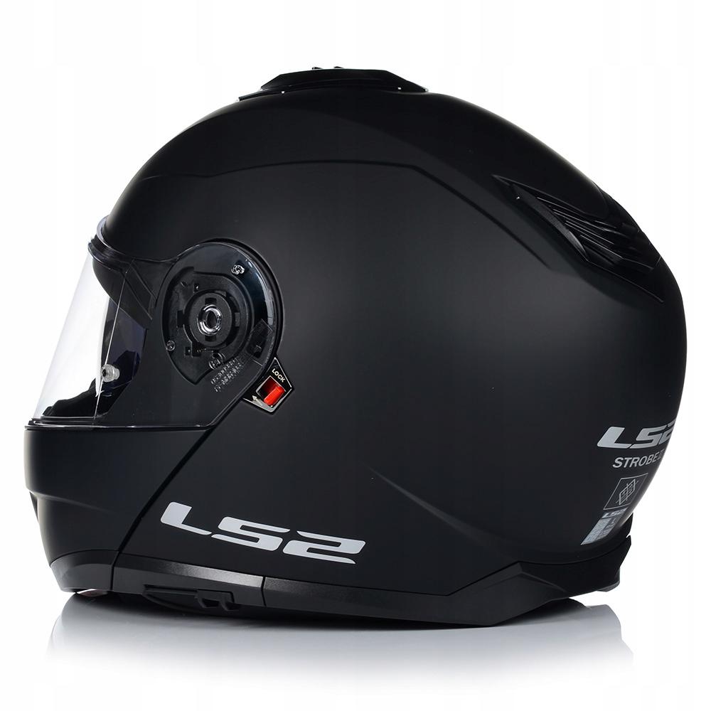 Мотошлем LS2 FF908 Strobe II Solid ECE 22.06 2XL Matt Black (29189) - фото 9