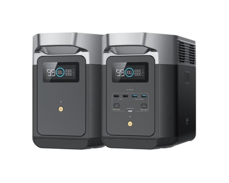 Зарядная станция EcoFlow Delta 2 LiFePO4 1800W 1024Wh с дополнительной батареей EcoFlow Delta 2 Extra Battery LiFePO4 1024Wh EU (18659424)