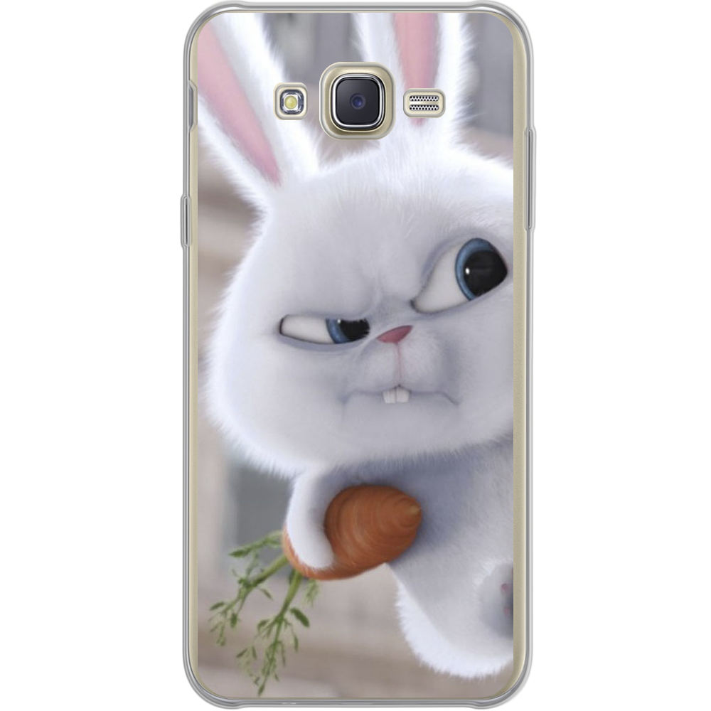 Чохол BoxFace Samsung J700H Galaxy J7 Rabbit Snowball Прозорий силікон (24496-up1116-24496)