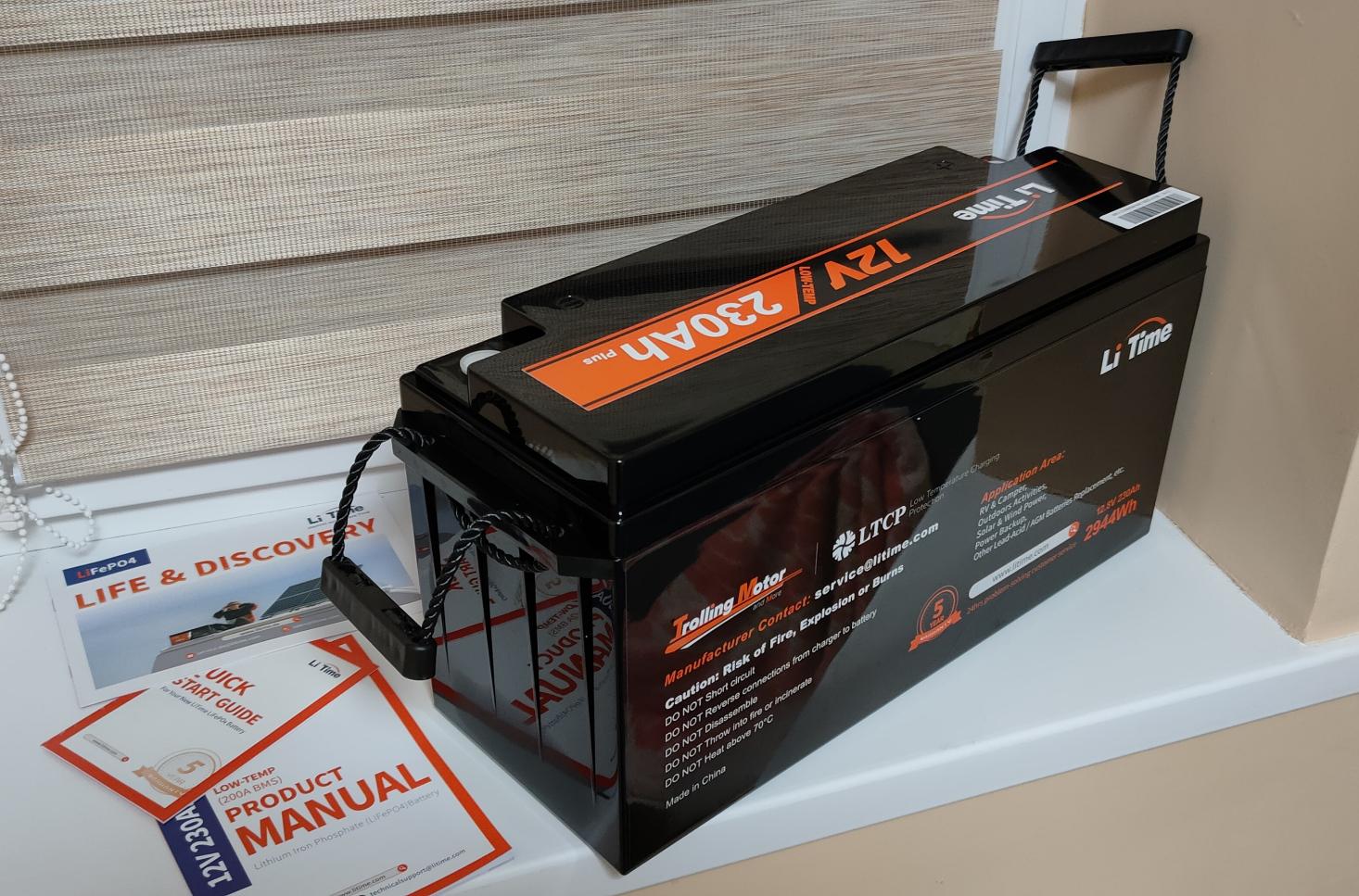 Аккумулятор для Источник бесперебойного питания/солнечных станций LiTime 12В 230А/ч LiFePO4 LTCP - фото 2