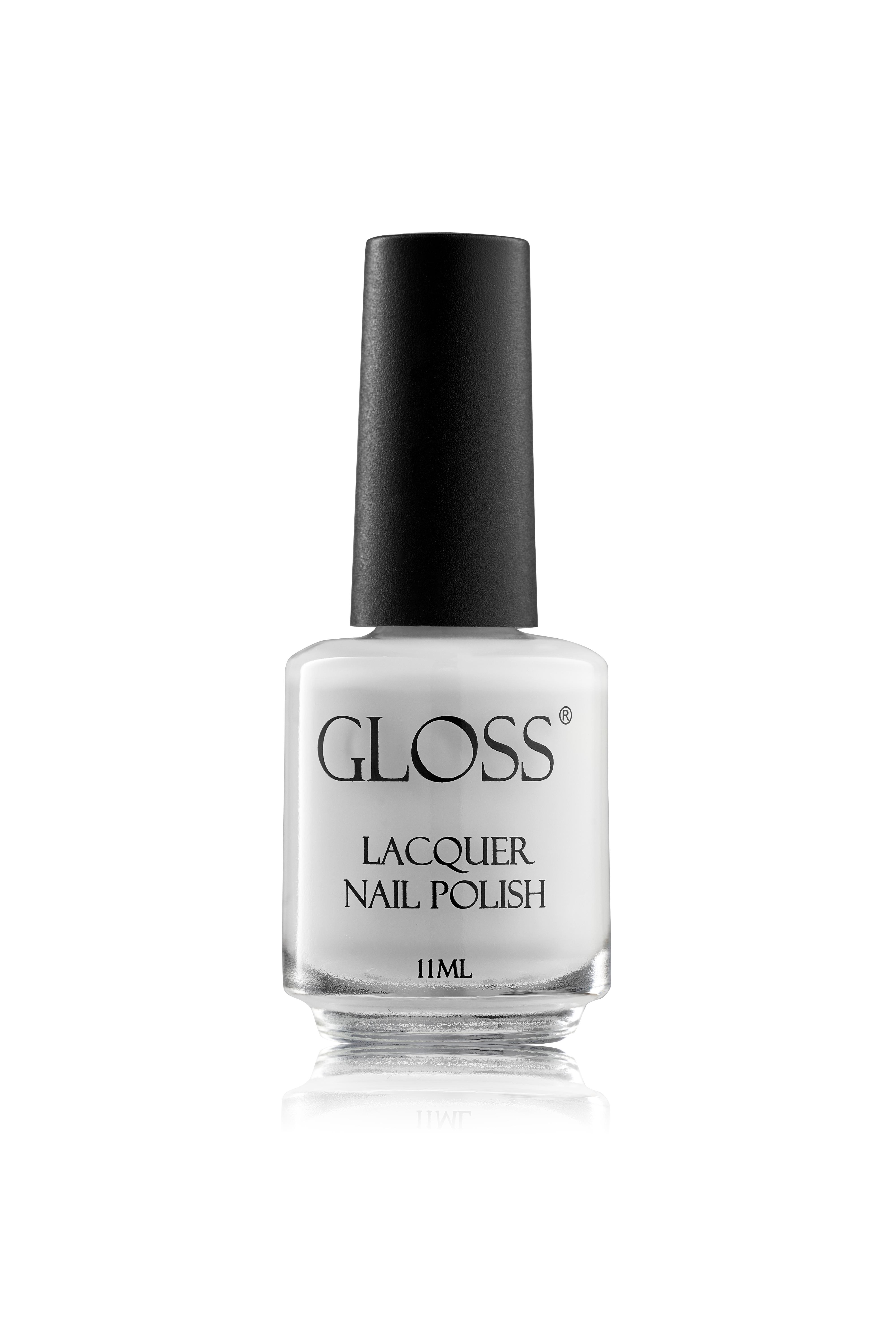 Лак для ногтей GLOSS company Lacquer Nail Polish 11 мл белый №001 (572841)