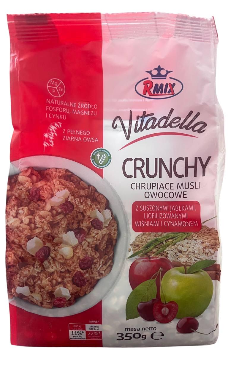 Кранчи овсяные с яблоком и вишней Rmix 350 г 24 шт.