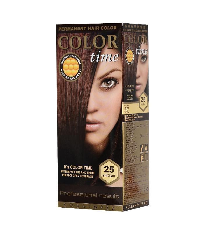 Краска для волос Color Time 25 Каштан