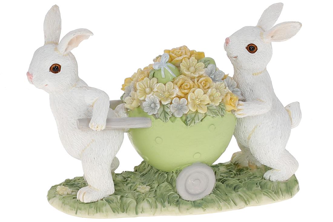 Декоративная статуэтка BonaDi Милые зайки (K07-123)