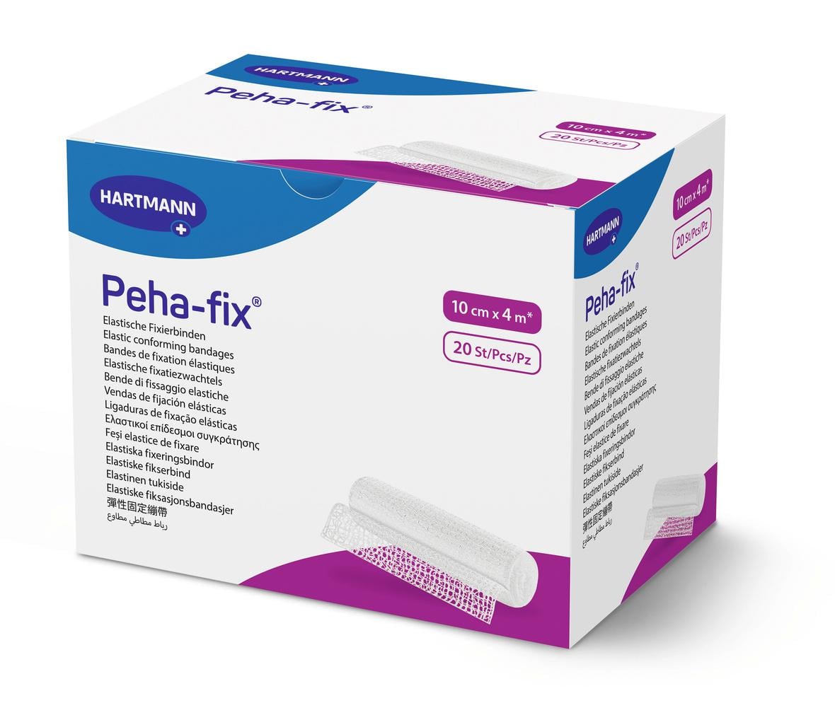 Бинты эластичные фиксирующие Peha-fix 10 см х 4 м 20 шт.