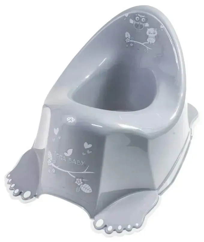 Горщик дитячий антиковзкий Tega baby Сови з пластику 29х21х27 см Сірий (150-98-SO-001-106) Горщик дитячий антиковзкий Tega baby Сови з пластику 29х21х27 см Сірий (150-98-SO-001-106)