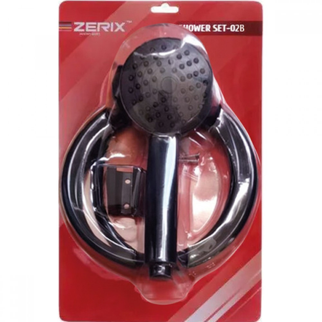 Набор душевой Zerix SHOWER SET-02B Черный (ZX4923)