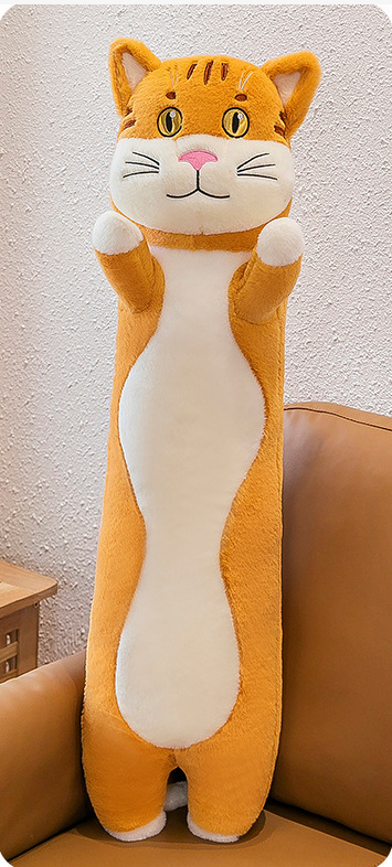 Мягкая игрушка-подушка обнимашка Кот 70 см Рыжий (1995535102)