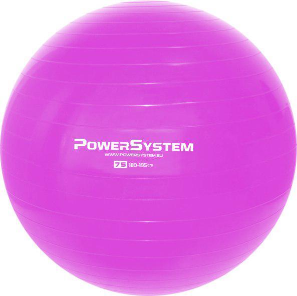 М'яч для фітнесу і гімнастики Power System PS-4013 Pro Gymball 75 см Pink