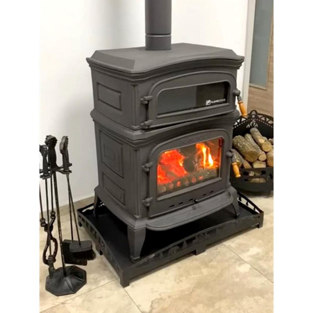 Піч чавунна Flame Stove Altara Premium з духовкою 18 кВт (9359198) - фото 2