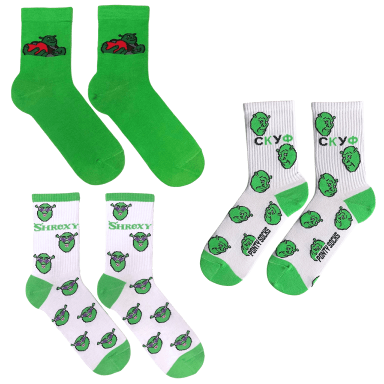 Набір шкарпеток Шрек 3 пари р. 41-45 (946341016950)