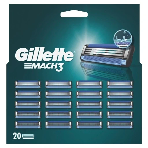 Змінні картриджі для гоління чоловічі GILLETTE Mach3 20 шт.