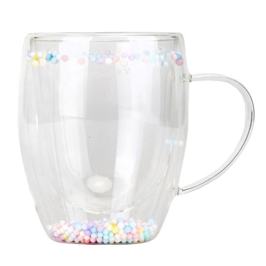 Стакан с двойными стенками и ручкой Elisey Блестки 1 300 мл (9095-007)