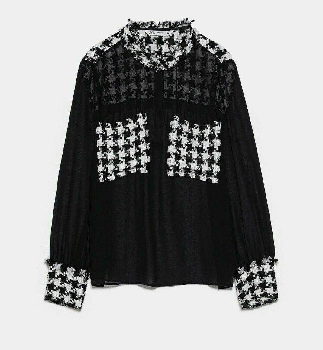 Блуза Zara L Черный (4437043800)